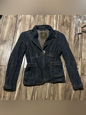 Vintage Michael Kors denim blazer jacket